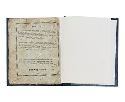ספר החיים - לאחי המהר"ל, בהוצאת הרה"ק האוהב ישראל מאפטא ובהסכמתו הנלהבת. מעזיבוז, תקע"ז | 1817. 