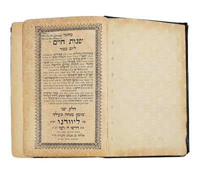 המחזור האישי של חכם רפאל יוסף שלום, בן-דודו של מרן ה'בן איש חי'. שנות חיים ליום כיפור, על פי 