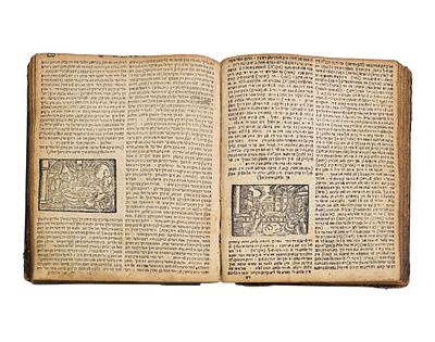 עברי טייטש - צאינה וראינה עם 66 תחריטים – זולצבאך תקנ"ט - 1799. 
חיבור מפורסם אשר שימש כ"חומש" 