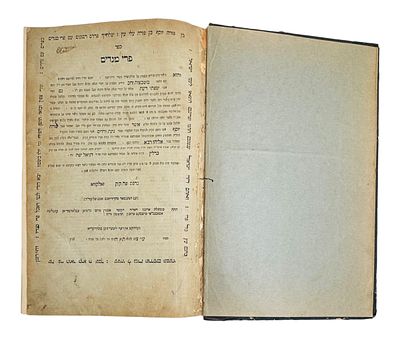 פרי מגדים יורה דעה - זאלקווא תקע"א 1811 חלק מהדפים כחלחלים. 
מאת רבי יוסף תאומים, עם שפתי דעת 