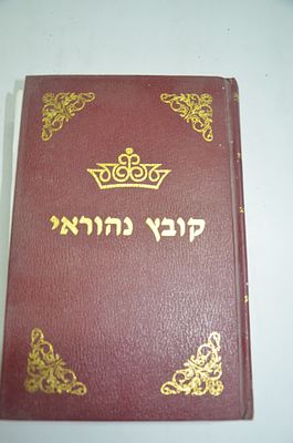 קובץ נהוראי
לז"נ הרב ר' מארי קוטלר ז"ל
חלק א'
כריכה ודף שער מנותקים