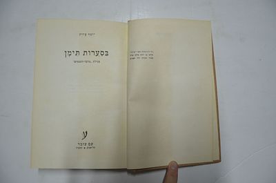 בסערות תימן. מגילת מרבד הקסמים 
מאת יוסף צדוק 
הוצאת עם עובד, תל אביב, תשט"ז