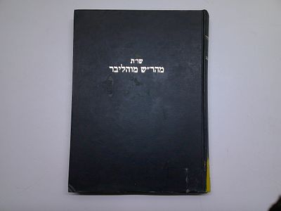 שו"ת מהר"ש מוהליבר
שאלות ותשובות וחקרי הלכה
מאת הגאון ר' שמואל מוהליבר זצ"ל
בצירוף מבוא והערות 