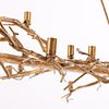 LARGE IRON MULTI LIGHT CHANDELIER BY PAUL FERRANTE. Large iron multi light branch form Image - 3
