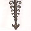 PAIR FRENCH IRON THREE ARM WALL SCONCES IN THE MANNER OF JEAN ROYERE C 1950. Pair French iron Image - 4