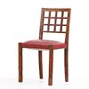 SIX FRENCH OAK DINING CHAIRS ATTRIBUTED TO VICTOR COURTRAY C 1940. Six French oak dining chairs Image - 3