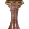 FRENCH COPPER PLANTER ON PEDESTAL C 1960. French copper planter on pedestal C 1960. Ht: 53.5" Image - 3
