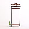 FRENCH IRON, WOOD AND BRASS MENS VALET IN THE MANNER OF ADNET C 1965. French iron, wood and Image - 2