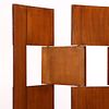 ADJUSTABLE MAHOGANY ROOM DIVIDER IN THE MANNER OF EILEEN GREY. Adjustable mahogany room divider Image - 2