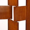 ADJUSTABLE MAHOGANY ROOM DIVIDER IN THE MANNER OF EILEEN GREY. Adjustable mahogany room divider Image - 3
