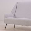ITALIAN UPHOLSTERED SOFA BY GIGI RADICE C 1950 WITH RECENT FABRIC. Italian upholsterd sofa by Image - 3