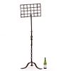 HEAVY FRENCH IRON BRUTALIST STYLE ADJUSTABLE SHEET MUSIC STAND C 1945. Heavy French iron Image - 3