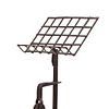 HEAVY FRENCH IRON BRUTALIST STYLE ADJUSTABLE SHEET MUSIC STAND C 1945. Heavy French iron Image - 4