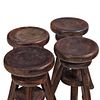 FOUR FRENCH ADJUSTABLE ARTISTS STOOLS C 1940. Four French adjustable artists stools C 1940 
When Image - 4