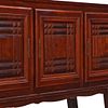 FRENCH OAK THREE DOOR SIDEBOARD WITH GEOMETRIC MOTIFS C 1940. French oak three door sideboard Image - 5