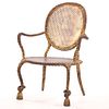 MID-CENTURY MODERN ITALIAN GILT IRON ROPE ARMCHAIRS BY NICCOLINI, CIRCA 1950. Mid-Century Modern Image - 3