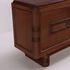 TWO PART FRENCH MAHOGANY SIDEBOARD IN THE MANNER OF CHARLES DUDOUYT C 1940. Two part French Image - 4