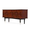 FRENCH MAHOGANY SIDEBOARD HAVING FOUR DOORS AND A BAR COMPARTMENT C 1955. French mahogany Image - 5