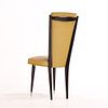 SIX WOOD AND UPHOLSTERED FRENCH DINING CHAIRS C 1955. Six wood and upholstered French dining Image - 7