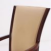 A SET OF EIGHT ART DECO STYLE MACASSAR EBONY DINING CHAIRS IN THE MANNER OF JULES LELEU. A set Image - 4
