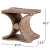 CERUSED OAK TABLE OR STOOL IN THE MANNER OF JEAN-MICHEL FRANK. Cerused oak table or stool in Image - 1