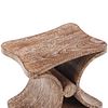 CERUSED OAK TABLE OR STOOL IN THE MANNER OF JEAN-MICHEL FRANK. Cerused oak table or stool in Image - 4