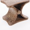 CERUSED OAK TABLE OR STOOL IN THE MANNER OF JEAN-MICHEL FRANK. Cerused oak table or stool in Image - 5