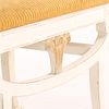 PAIR OF HOLLYWOOD REGENCY WHITE PAINTED AND GILT BENCHES, CIRCA 1950. Pair of Hollywood Regency Image - 3