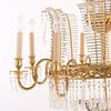 ELEGANT RUSSIAN STYLE BRONZE AND CRYSTAL CHANDELIER HAVING TEN LIGHTS. Elegant Russian style Image - 3