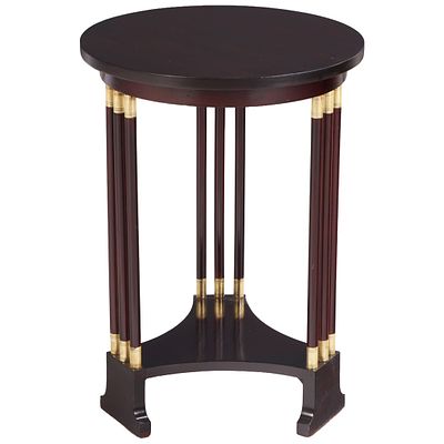 A SECESSIONIST STYLE MAHOGANY BRONZE MOUNTED OCCASIONAL TABLE CIRCA 1910. A secessionist style 