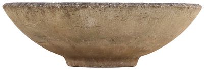 42" FRENCH MODERNIST CAST STONE PLANTER DESIGNED BY WILLY GUHL C 1970. 42" French Modernist 