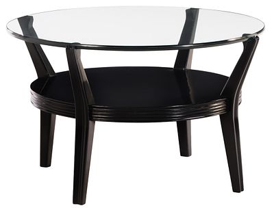EBONIZED WOOD COFFEE TABLE HAVING A THICK GLASS TOP C 1960 ATTRIBUTED TO ENGLANDER AND BONTA. Eb 