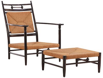 ABIGAIL ARMCHAIR AND OTTOMAN BY REDFORD HOUSE. Abigail Armchair and Ottoman by Redford House. 