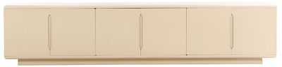LARGE LACQUERED SIDEBOARD HAVING SIX DOORS AND INTERIOR DRAWERS BY CHURBA C 1960. Large 