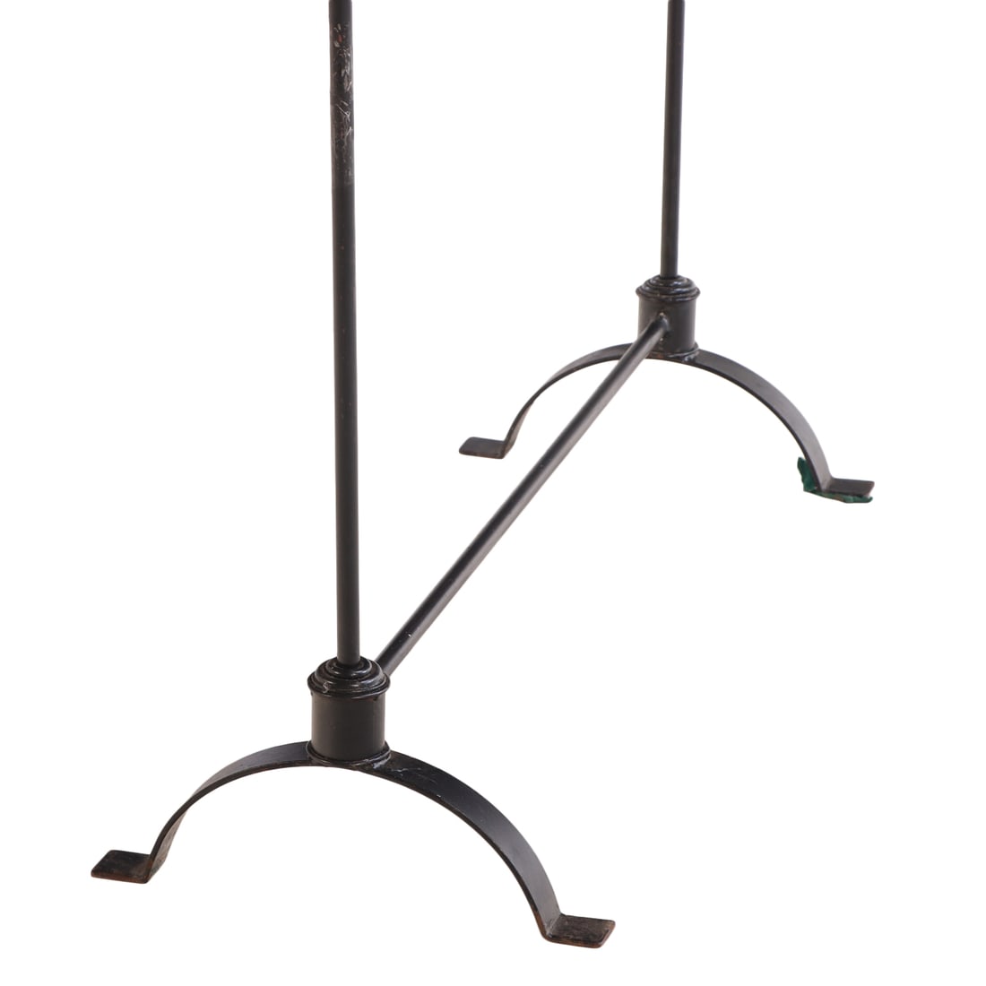 INTERESTING IRON AND PINE TABLE C 1940.