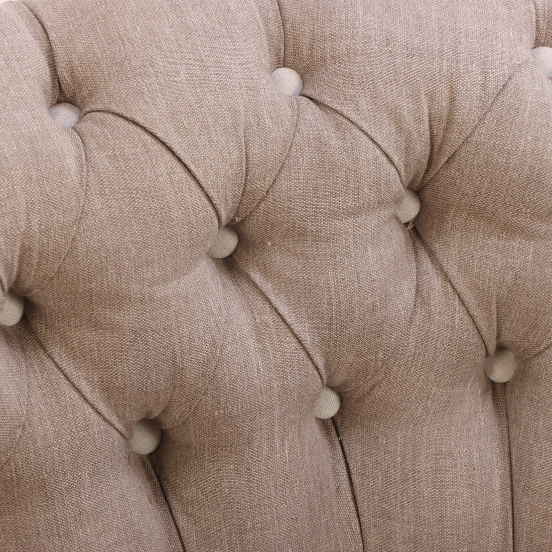 FRENCH BUTTON BACK UPHOLSTERED SETTEE C 1940.