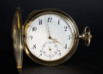 IWC Schaffhausen: Savonette-Taschenuhr. IWC Schaffhausen 
Savonette-Taschenuhr 
Handaufzug 