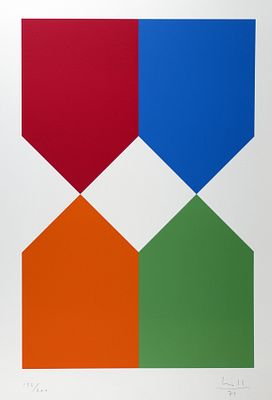 Bill, Max: Ohne Titel. Max Bill 
1908 Winterthur - 1994 Berlin 
Schweizer Architekt, Bildhauer 