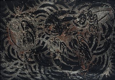 Buthe, Michael: Nacht in Marrakesch. Michael Buthe 
1944 Sonthofen/Allgäu - 1994 Köln 
Nacht in 