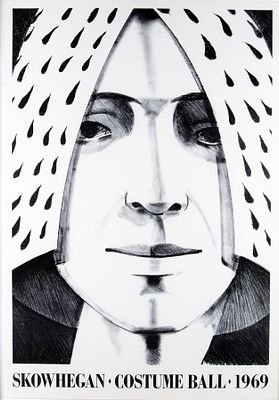 Katz, Alex: Skowhegan Costume Ball. Alex Katz 
1927 
Skowhegan Costume Ball 
Lithografie auf 