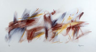 Bazaine, Jean René: Grande marée. Jean René Bazaine 
1904 Paris - 2001 
Grande marée (Informelle 