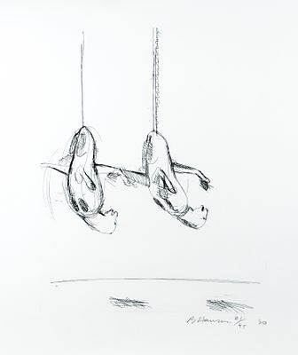 Nauman, Bruce: Untitled. Bruce Nauman 
1941 Fort Wayne, Indiana 
Untitled 
Radierung auf Papier; 