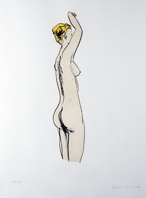 Balkenhol, Stephan: Weiblicher Rückenakt. Stephan Balkenhol 
1957 Fritzlar 
Studium von 1976 bis 