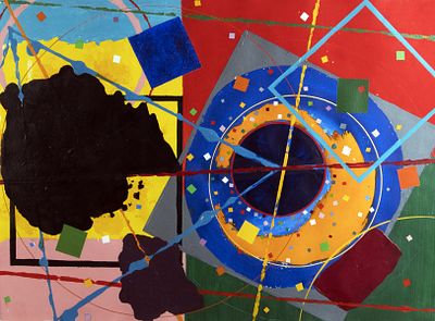 Kalkhof, Peter: Ohne Titel. Peter Kalkhof 1933 - 2014 Ohne Titel Mischtechnik mit Gouache auf 