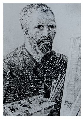 Fotograf des 20. Jh.: Selbstbildnis Vincent van Gogh. Fotograf des 20. Jh. Selbstbildnis Vincent 