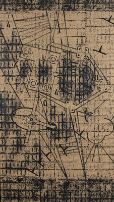 Sui-Bellois, Claude: Extermination Nr. II. Claude Sui-Bellois 1960 Extermination Nr. II Kohle 