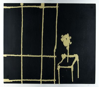 Foerg, Guenther: Canto. Guenther Foerg 1952 Fuessen - 2013 Freiburg im Breisgau Canto Siebdruck 