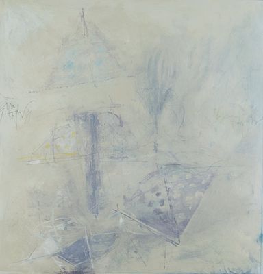 Hofmann, Gerhard: Kleiner Flieger. Gerhard Hofmann Kleiner Flieger Mischtechnik auf Papier 