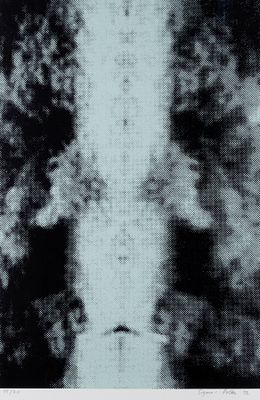 Polke, Sigmar: Spiegelung. Sigmar Polke 
1941 Oels - 2010 K&ouml;ln 
1961 Studium an der 