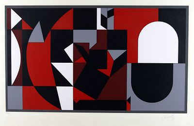 Vasarely, Victor: Ohne Titel. Victor Vasarely 
1906 Pecs - 1997 Annet-sur-Marne 
Besuch der 